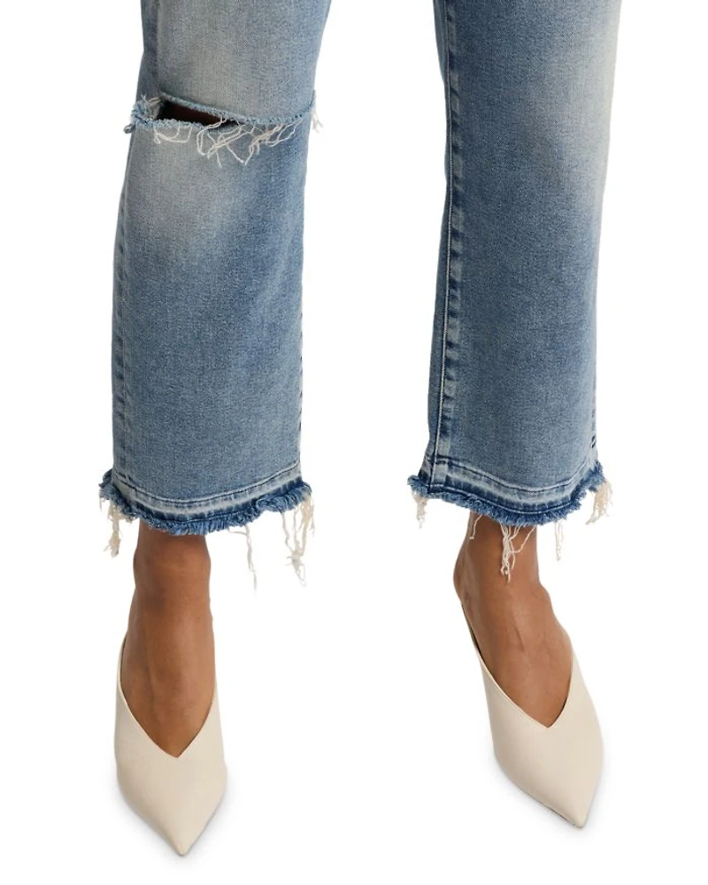 Calie Straight Ankle Jeans Shore Break