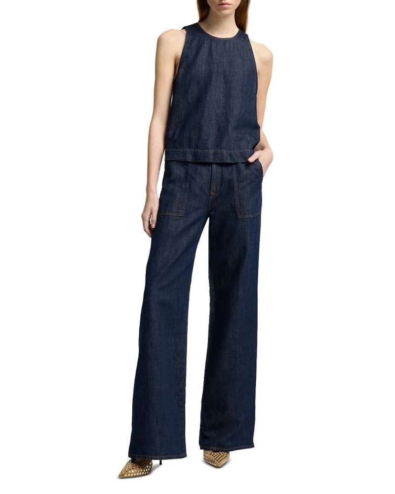 Lotta High Rise Jeans Blueberry