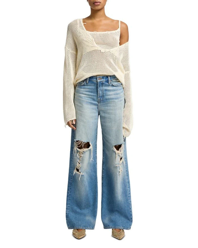 Scout Low Slung Wide Leg Jeans Copper