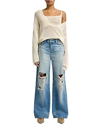 Scout Low Slung Wide Leg Jeans Copper
