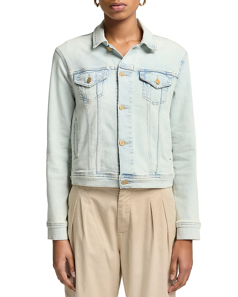 7 For All Mankind Classic Denim Trucker Jacket