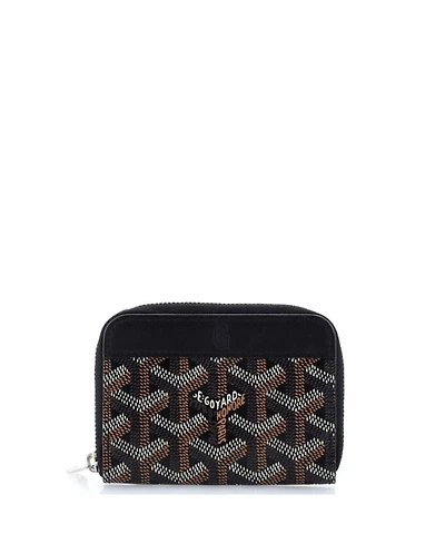 PM Matignon Zip Wallet Coated Canvas with Leather