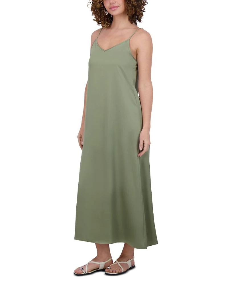 Satin A Line Slip Dress