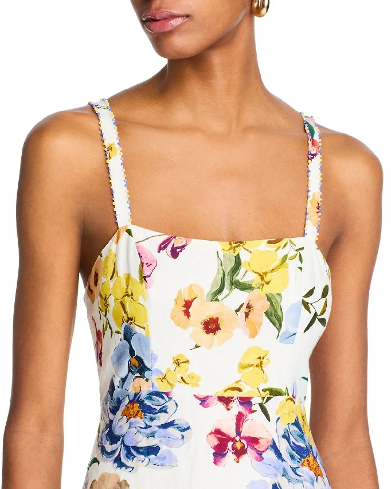 Greek Garden Sleeveless Maxi Dress