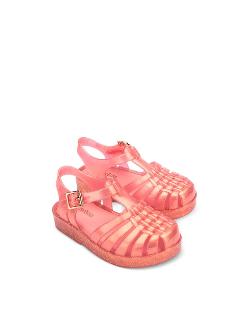 Girls' Possession Shiny Sandals - Toddler
