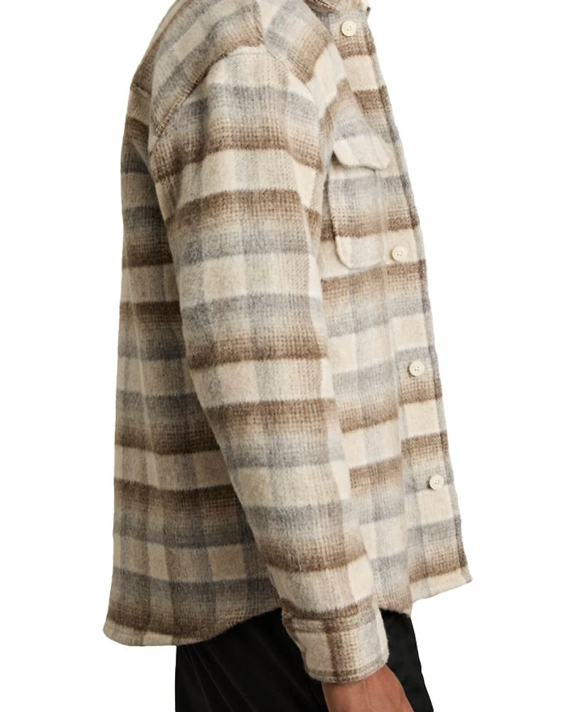 Mellish Brushed Check Overshirt