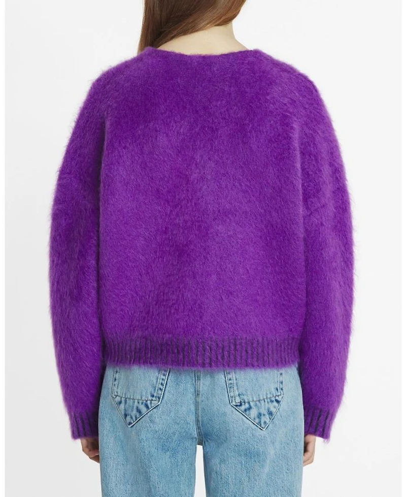 Brushed Mohair Cardigan
