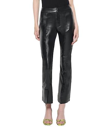 As by Df Rowan Recycled Leather Cropped Micro Flares