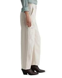 Hazal High Rise Barrel Leg Jeans Opal Stone