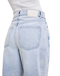 Taylor High Rise Cropped Barrel Leg Jeans Crystal Lake