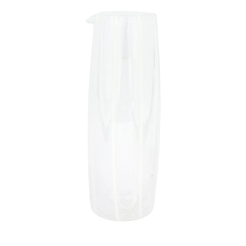 Vietri Nuovo Stripe White Pitcher