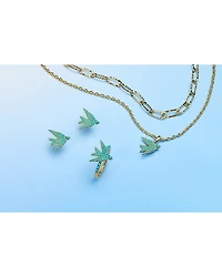 Kendra Scott Melody Blue Cabochon Pave Bird Cocktail Ring