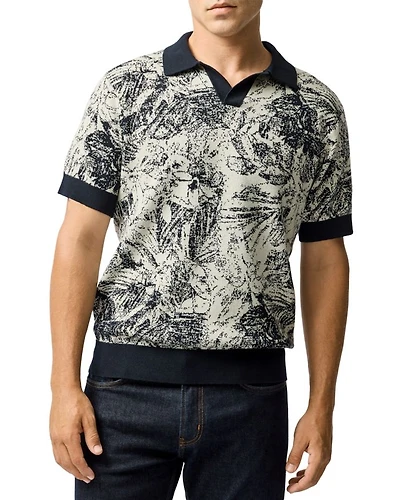 Bowlers Creek Knit Patterned Polo