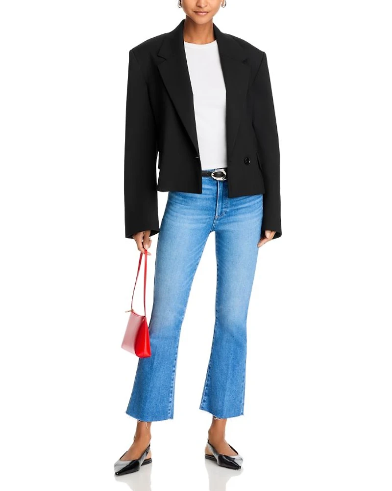 Colette High Rise Crop Flare Jeans Mesmerize