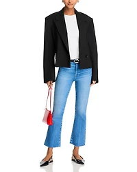 Colette High Rise Crop Flare Jeans Mesmerize