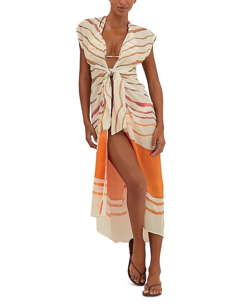 ViX Sandstone Sasha Swim Cover-Up Dress
