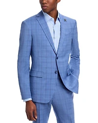 Star USA Plaid Slim Fit Suit Jacket