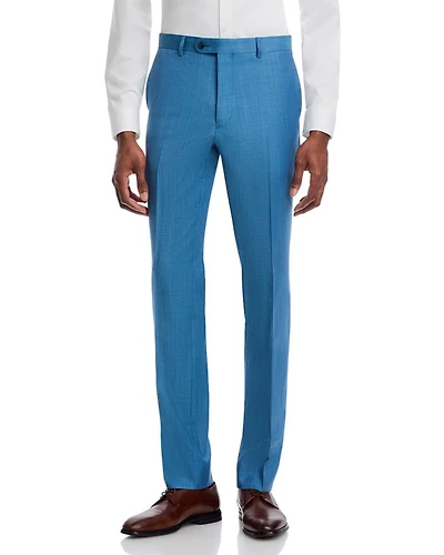 Sharkskin Slim Fit Suit Pants