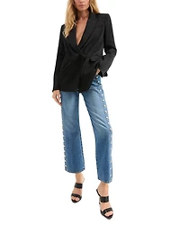 Dylan High Rise Ankle Straight Leg Jeans Stoned Serendipity