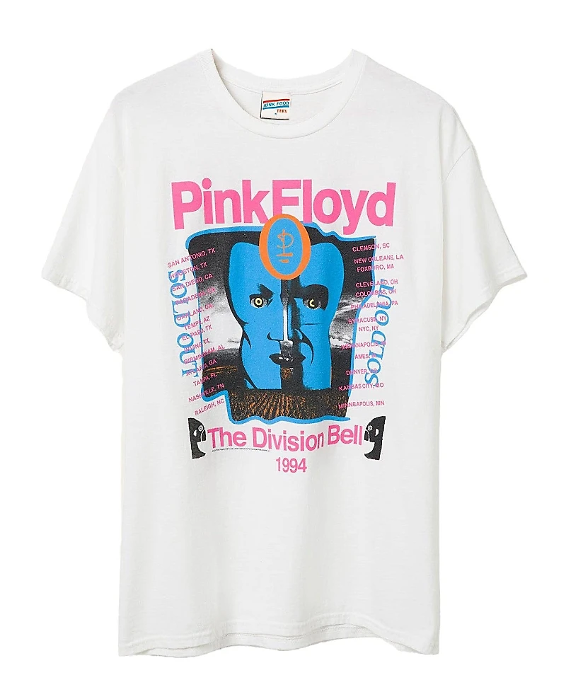 Junk Food Clothing Unisex Pink Floyd Division Bell Flea Market Tee