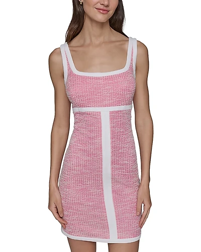 Karl Lagerfeld Paris Square Neck Mini Dress