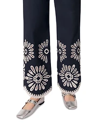 Crochet Detail Trousers