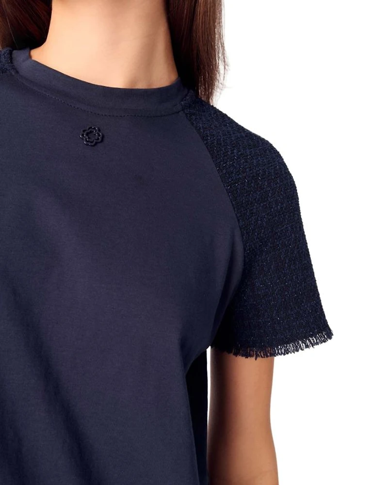 Tweed Short Sleeved Tee