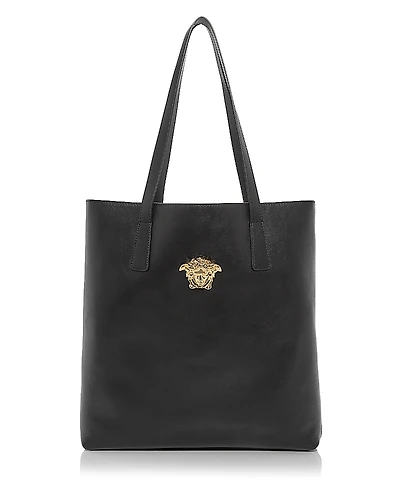 Versace La Medusa Leather Tote