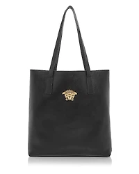 Versace La Medusa Leather Tote