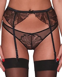 Fleur du Mal Sophie Lace Ouvert Cheeky Panty
