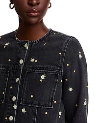 Lido Floral Denim Jacket