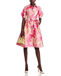 Floral Embossed Dress