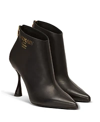 Balmain Women's Eden Calfskin Ankle Boots
