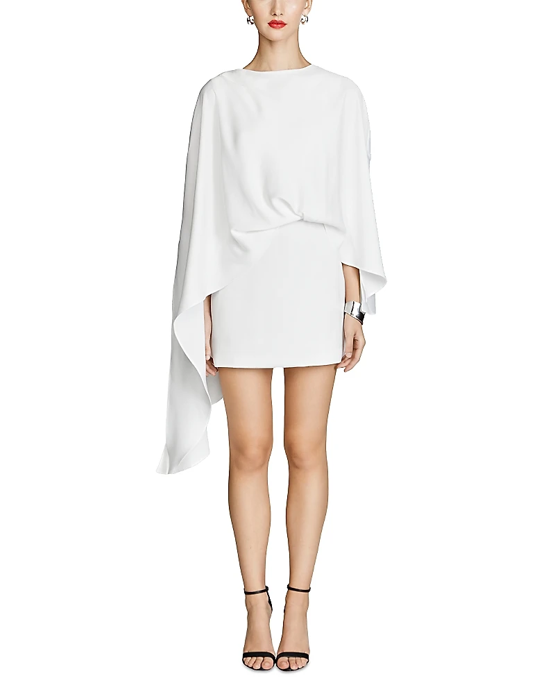 Halston Laure Crepe Mini Dress