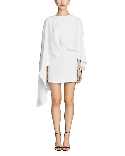 Halston Laure Crepe Mini Dress