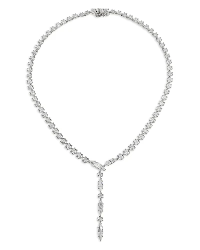 Nadri Btrx Mixed Cubic Zirconia Lariat Necklace