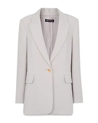 Petites Crepe Boyfriend Blazer
