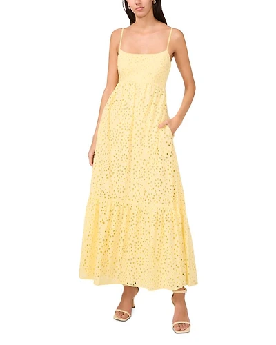 Flounce Hem Maxi Dress