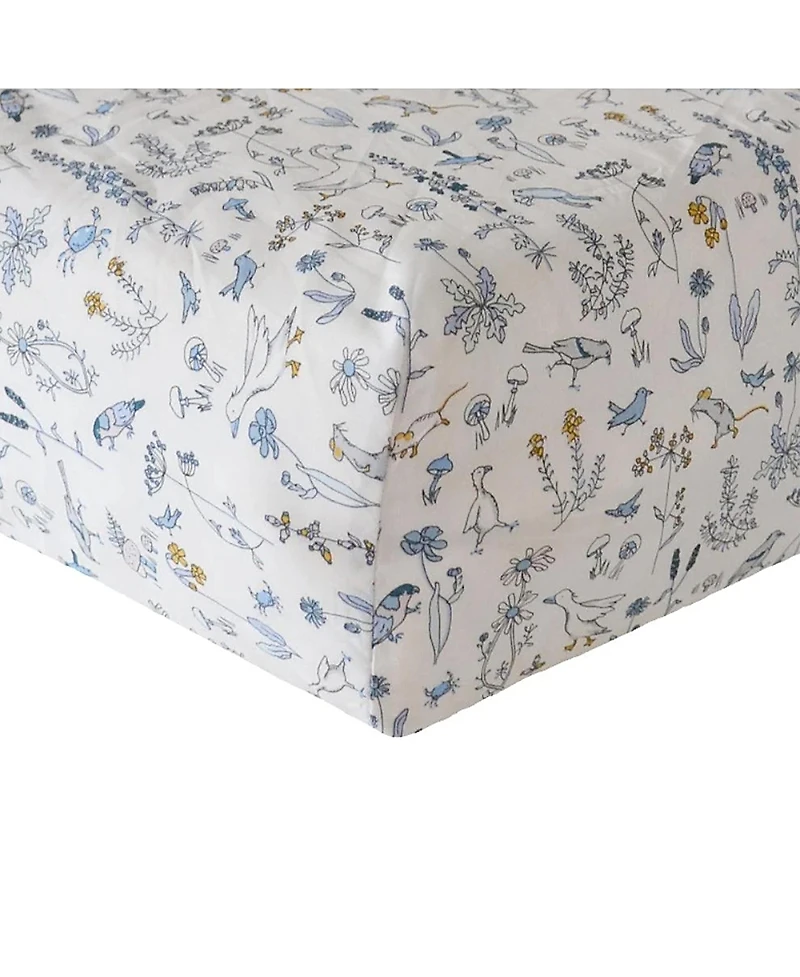 Coco & Wolf Liberty Fabric Theo Print Fitted Sheet
