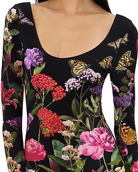Delora Scoop Neck Midi Dress