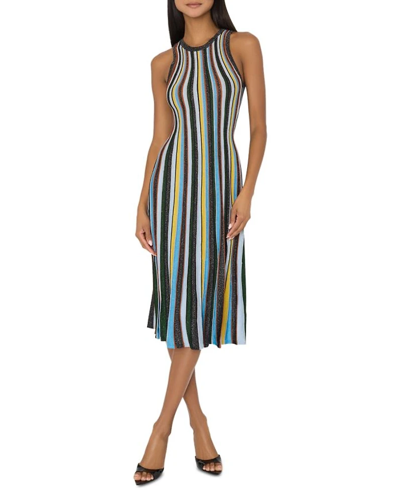 Striped Sleeveless Dress