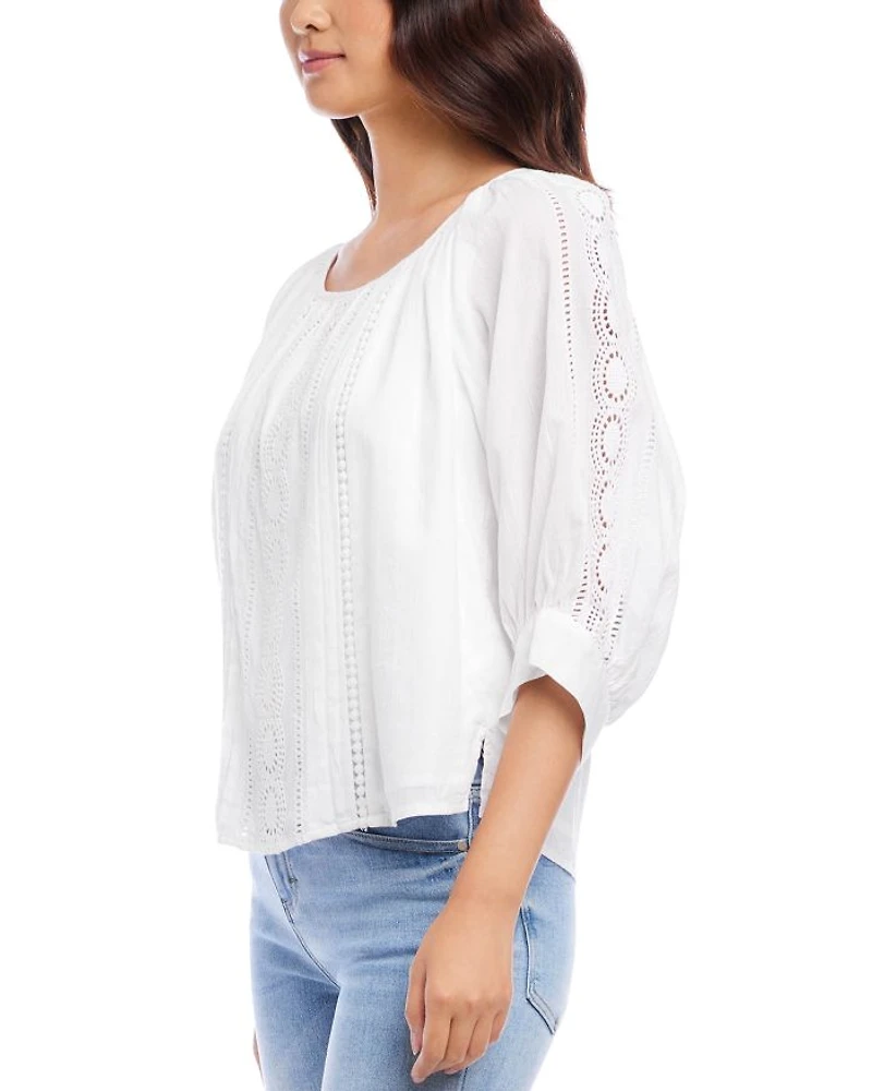 Lace Inset Blouse