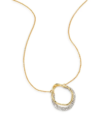 Solanales Crystal Orbit Necklace, 16"