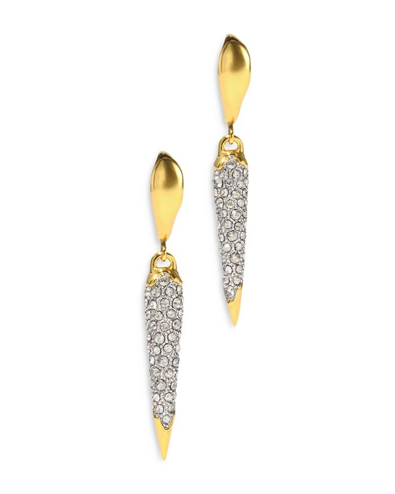 Solanales Crystal Spear Earrings