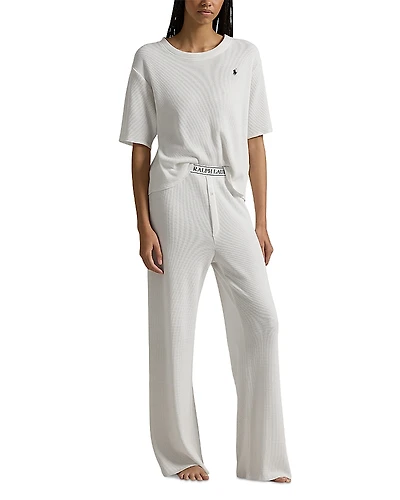 Polo Ralph Lauren Waffle Knit Pajama Set