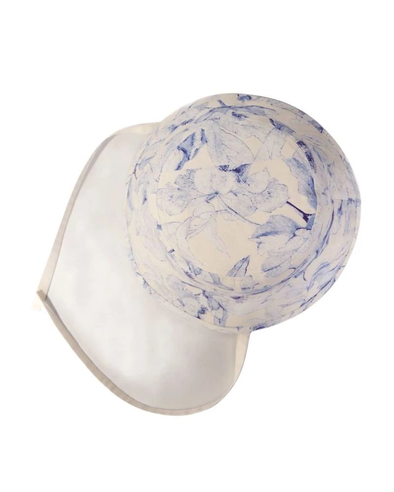 Watercolor Themed Long Bucket Hat
