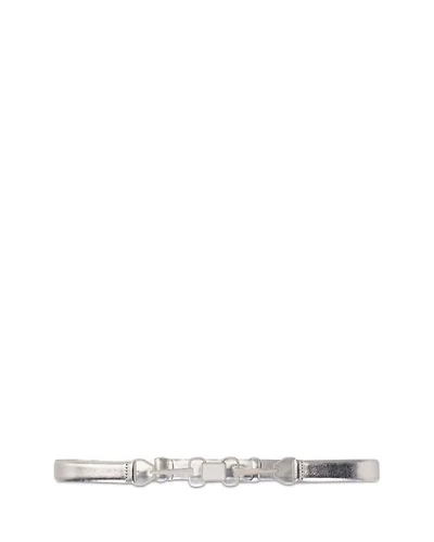 Women's Metallic Leather Belt