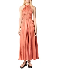 Pleated Maxi Dress