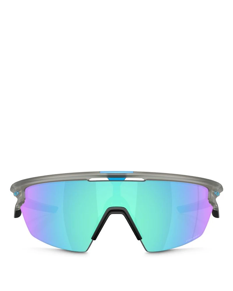 Sphaera Rectangle Shield Sunglasses, 136mm