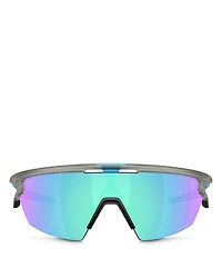 Sphaera Rectangle Shield Sunglasses, 136mm